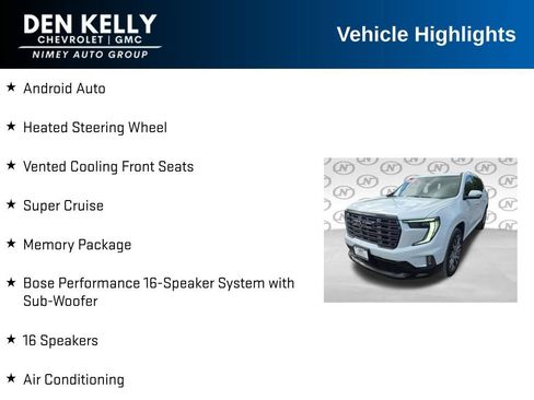 Certified 2026 GMC Acadia Denali Ultimate AWD/4WD image 10