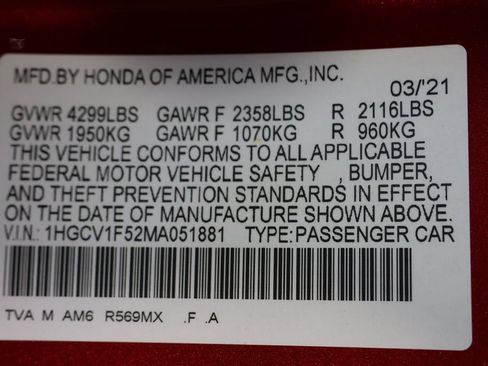 Used 2021 Honda Accord EX-L image 29