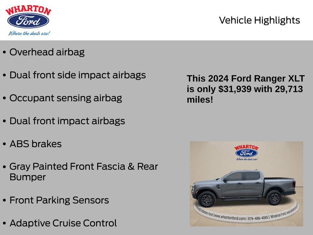 Used 2024 Ford Ranger XLT RWD image 26