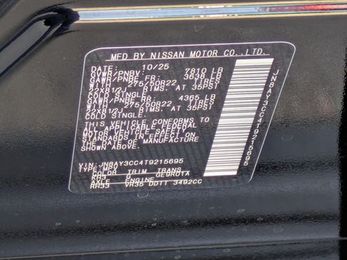 New 2026 Nissan Armada Platinum Reserve AWD/4WD image 38