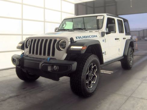 Used 2022 Jeep Wrangler Unlimited Rubicon 4xe w/ Cold Weather Group AWD/4WD image 1