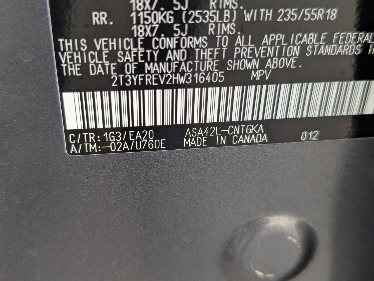 Used 2017 Toyota RAV4 Platinum FWD image 22