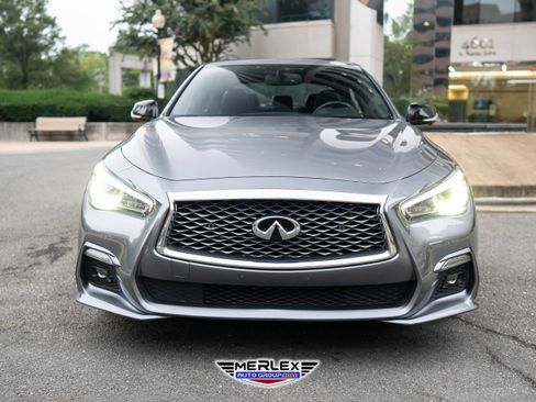 Used 2018 INFINITI Q50 Red Sport 400 w/ Sensory Package (Sport) image 2