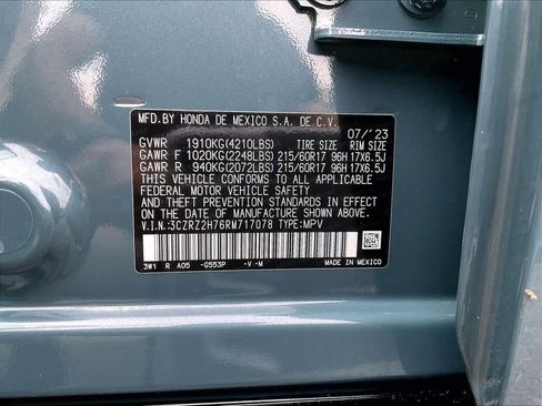 Used 2024 Honda HR-V EX-L image 34