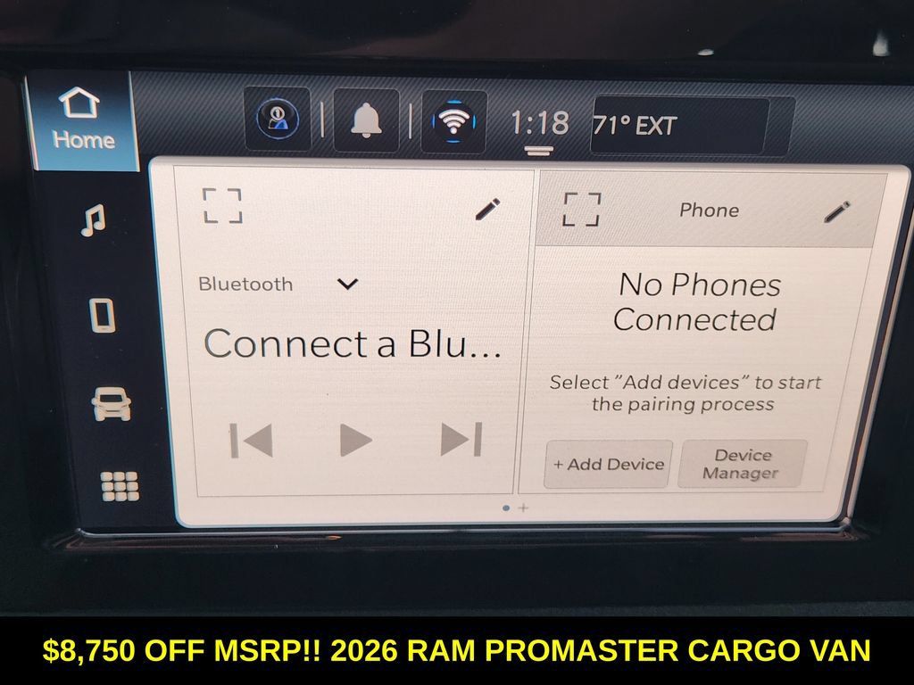New 2026 RAM ProMaster 1500 w/ Safety Group FWD image 14