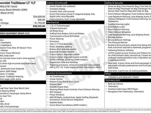 New 2026 Chevrolet TrailBlazer LT image 27
