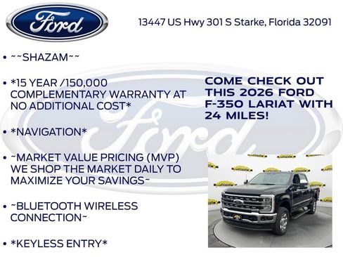 New 2026 Ford F350 Lariat w/ Lariat Ultimate Package image 5