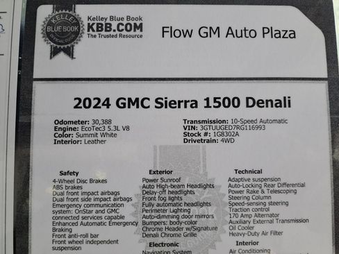 Used 2024 GMC Sierra 1500 Denali w/ Denali Reserve Package AWD/4WD image 35