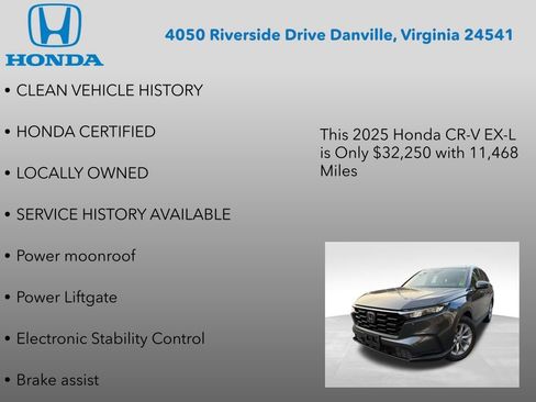 Used 2025 Honda CR-V EX-L image 7