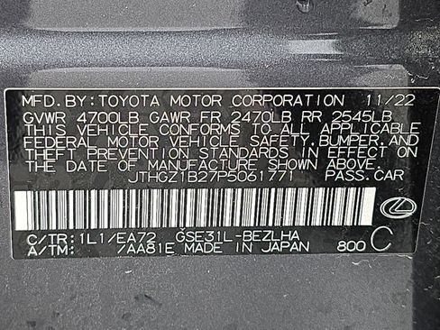 Used 2023 Lexus IS 350 F Sport w/ Navigation Package image 35