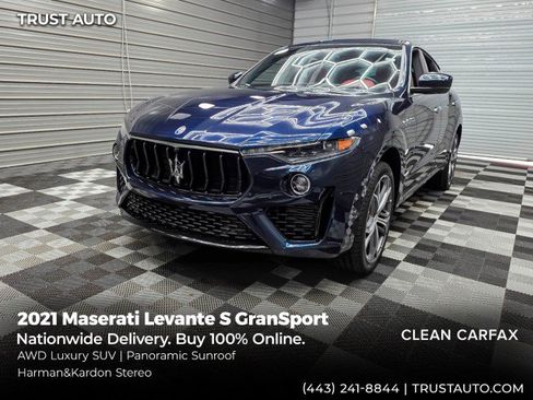 Used 2021 Maserati Levante S GranSport AWD/4WD image 1