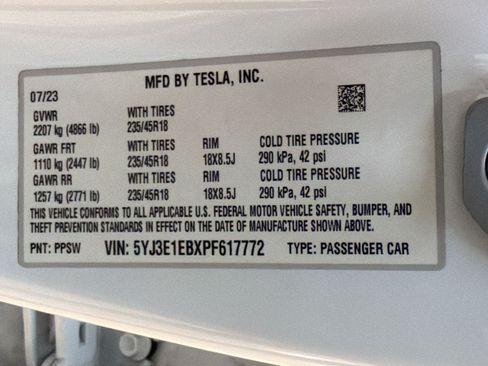 Used 2023 Tesla Model 3 Long Range AWD/4WD image 21