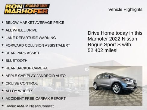 Used 2022 Nissan Rogue Sport S AWD/4WD image 15