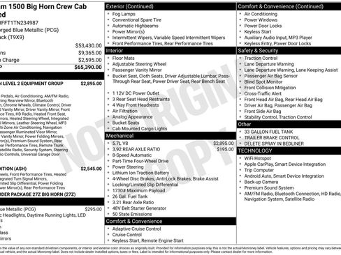 New 2026 RAM 1500 Big Horn AWD/4WD image 3
