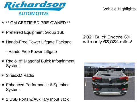 Used 2021 Buick Encore GX Essence AWD/4WD image 11