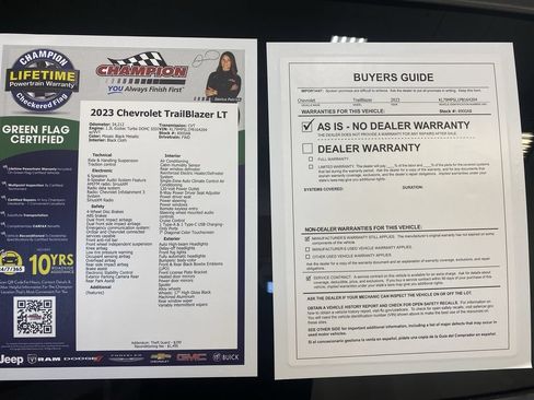 Certified 2023 Chevrolet TrailBlazer LT w/ Convenience Package FWD image 44