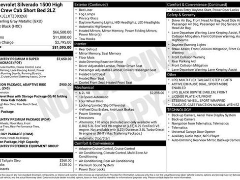 New 2026 Chevrolet Silverado 1500 High Country AWD/4WD image 2