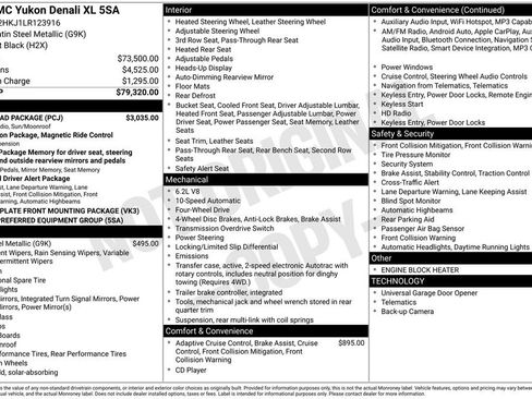 Used 2020 GMC Yukon XL Denali w/ Open Road Package image 18