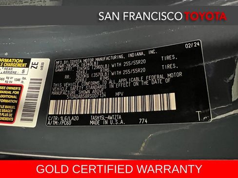 Certified 2024 Toyota Grand Highlander AWD Hybrid image 44