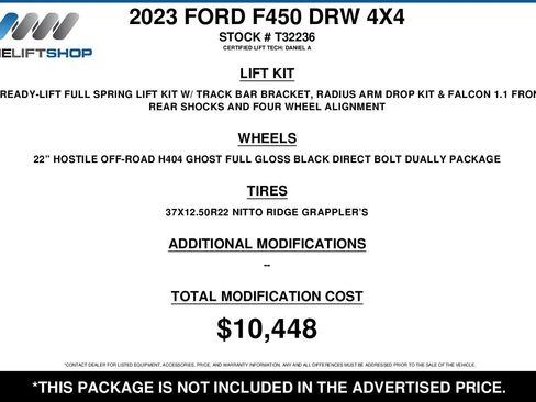 Used 2023 Ford F450 Lariat w/ Lariat Ultimate Package image 2