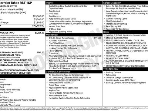 Used 2023 Chevrolet Tahoe RST w/ Luxury Package AWD/4WD image 12