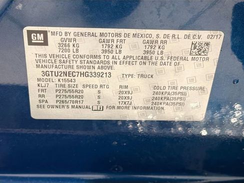 Certified 2017 GMC Sierra 1500 SLT AWD/4WD image 27