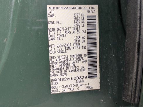 Used 2023 Nissan Frontier SV w/ SV Convenience Package image 23