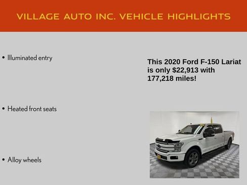 Used 2020 Ford F150 Lariat w/ Equipment Group 502A Luxury AWD/4WD image 35