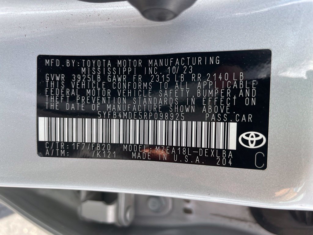 Used 2024 Toyota Corolla LE FWD image 28