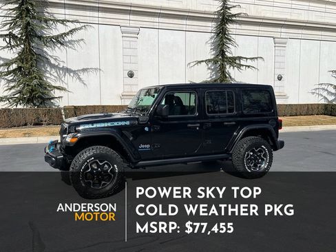 Used 2023 Jeep Wrangler Unlimited Rubicon 4xe w/ Steel Bumper Group AWD/4WD image 1