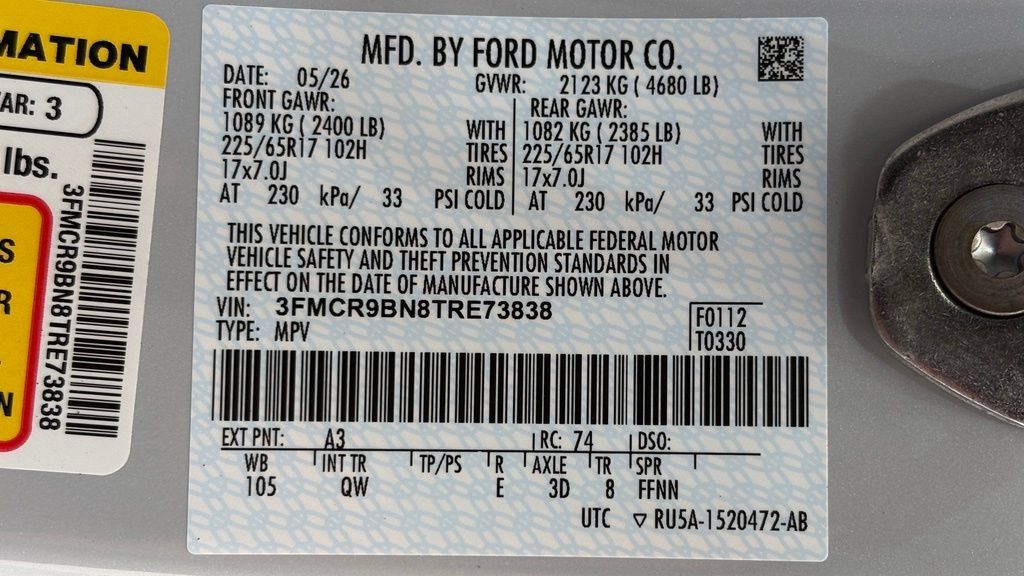 New 2026 Ford Bronco Sport Big Bend AWD/4WD image 47