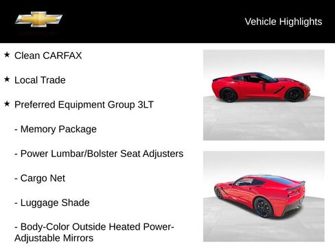Used 2017 Chevrolet Corvette Stingray Coupe w/ 3LT Preferred Equipment Group image 13