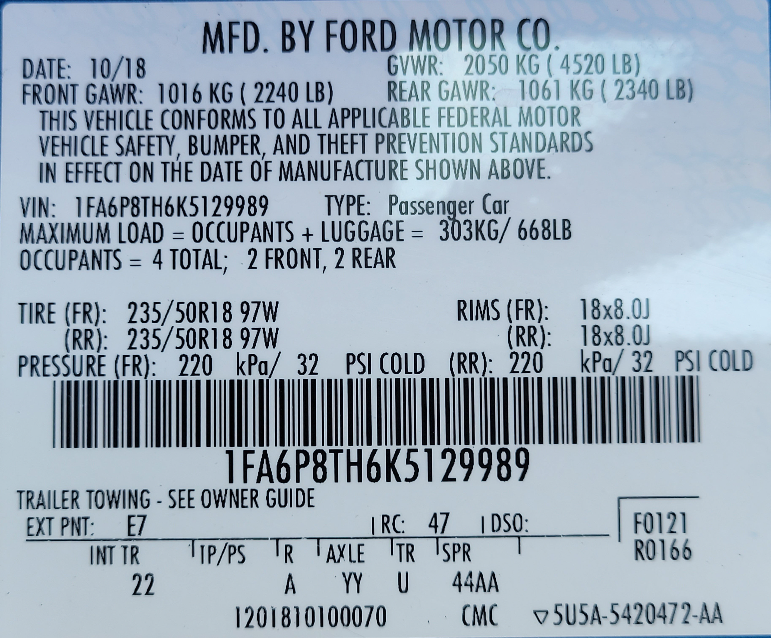 Used 2019 Ford Mustang Coupe RWD image 10