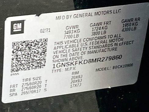 Used 2021 Chevrolet Suburban Premier w/ Premium Package AWD/4WD image 35