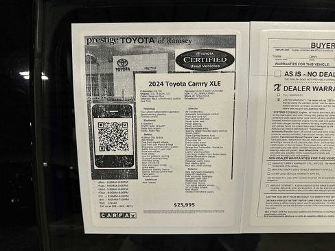 Certified 2024 Toyota Camry XLE image 17