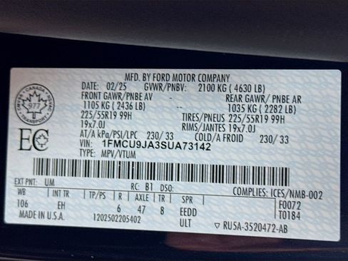 Used 2025 Ford Escape Platinum image 29