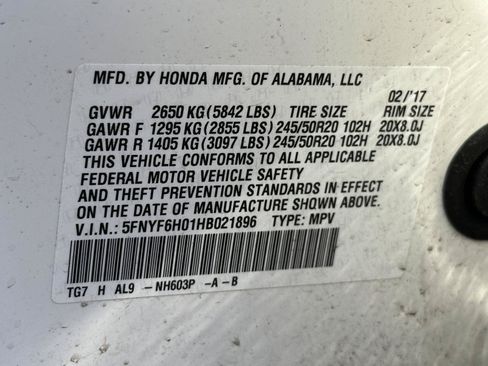 Used 2017 Honda Pilot Elite image 15