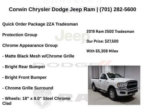 Certified 2019 RAM 2500 Tradesman w/ Chrome Appearance Group image 7