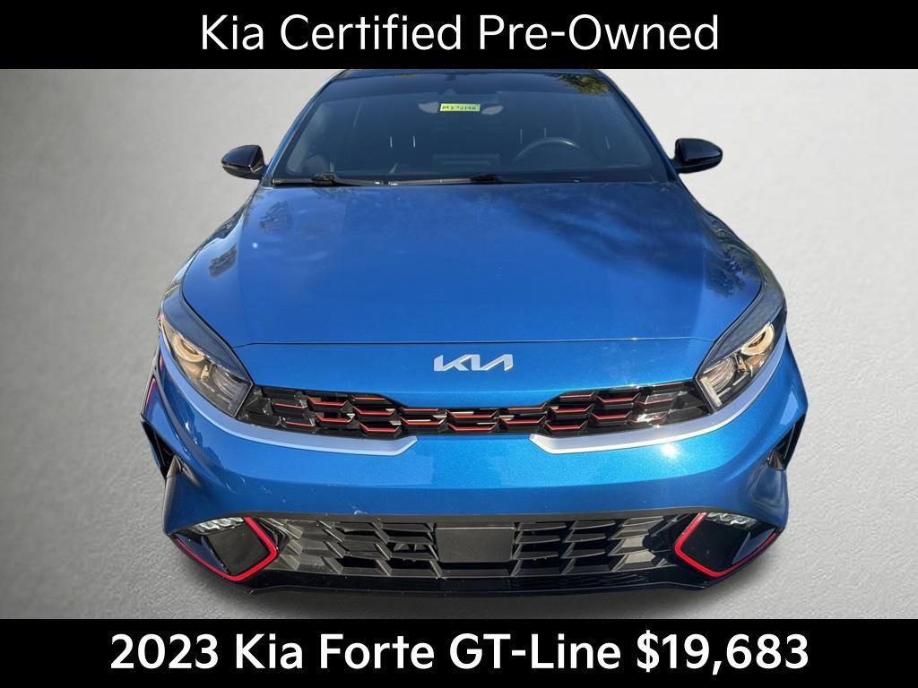 Certified 2023 Kia Forte GT-Line w/ GT-Line Premium Package FWD image 9