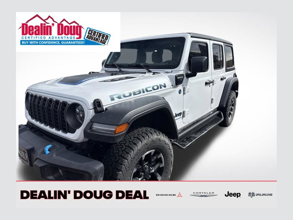 Used 2024 Jeep Wrangler Unlimited Rubicon 4xe w/ Convenience Group AWD/4WD image 1