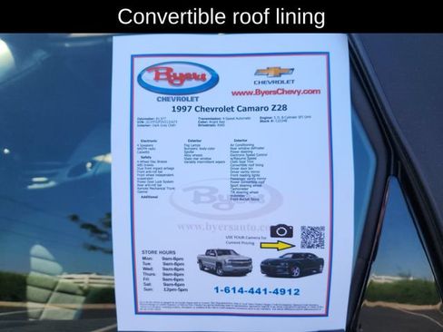 Used 1997 Chevrolet Camaro Z28 w/ Preferred Equipment Group 2 RWD image 12