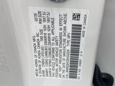 Certified 2025 Honda CR-V EX-L image 30