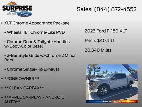 Used 2023 Ford F150 XLT w/ Equipment Group 302A High AWD/4WD image 30
