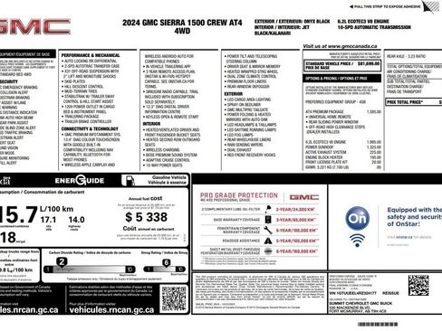 Used 2024 GMC Sierra 1500 AT4 w/ AT4 Premium Package AWD/4WD image 4
