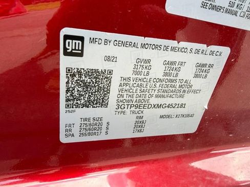 Used 2021 GMC Sierra 1500 AT4 AWD/4WD image 14