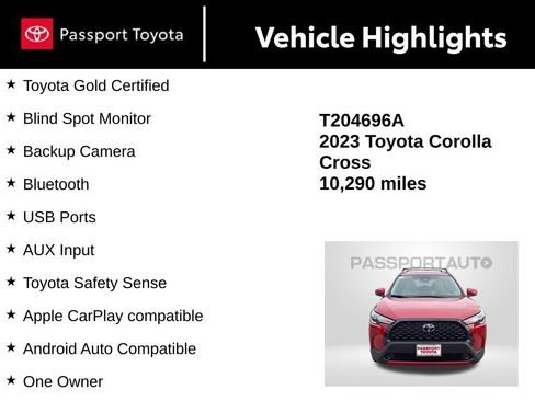 Certified 2023 Toyota Corolla Cross LE image 14
