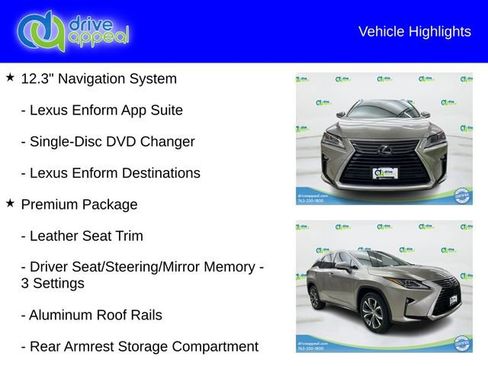 Used 2017 Lexus RX 350 AWD w/ Premium Package image 12