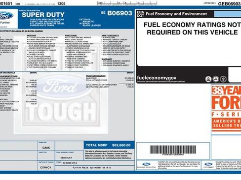 Used 2016 Ford F350 Lariat w/ Lariat Interior Package image 46