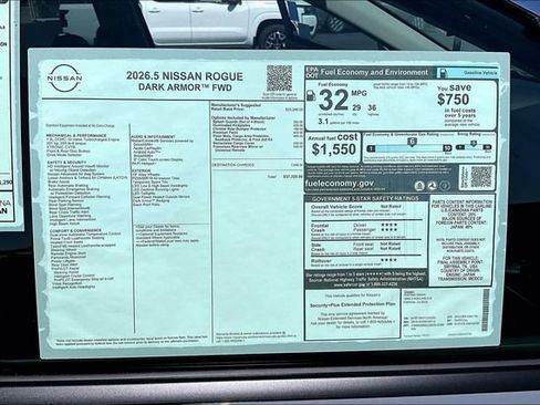 New 2026 Nissan Rogue Dark Armor FWD image 13