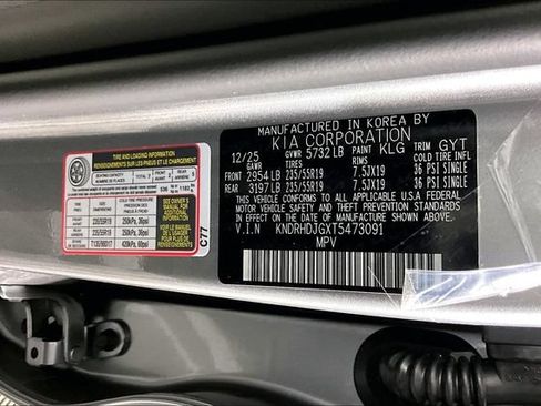 New 2026 Kia Sorento EX AWD/4WD image 9